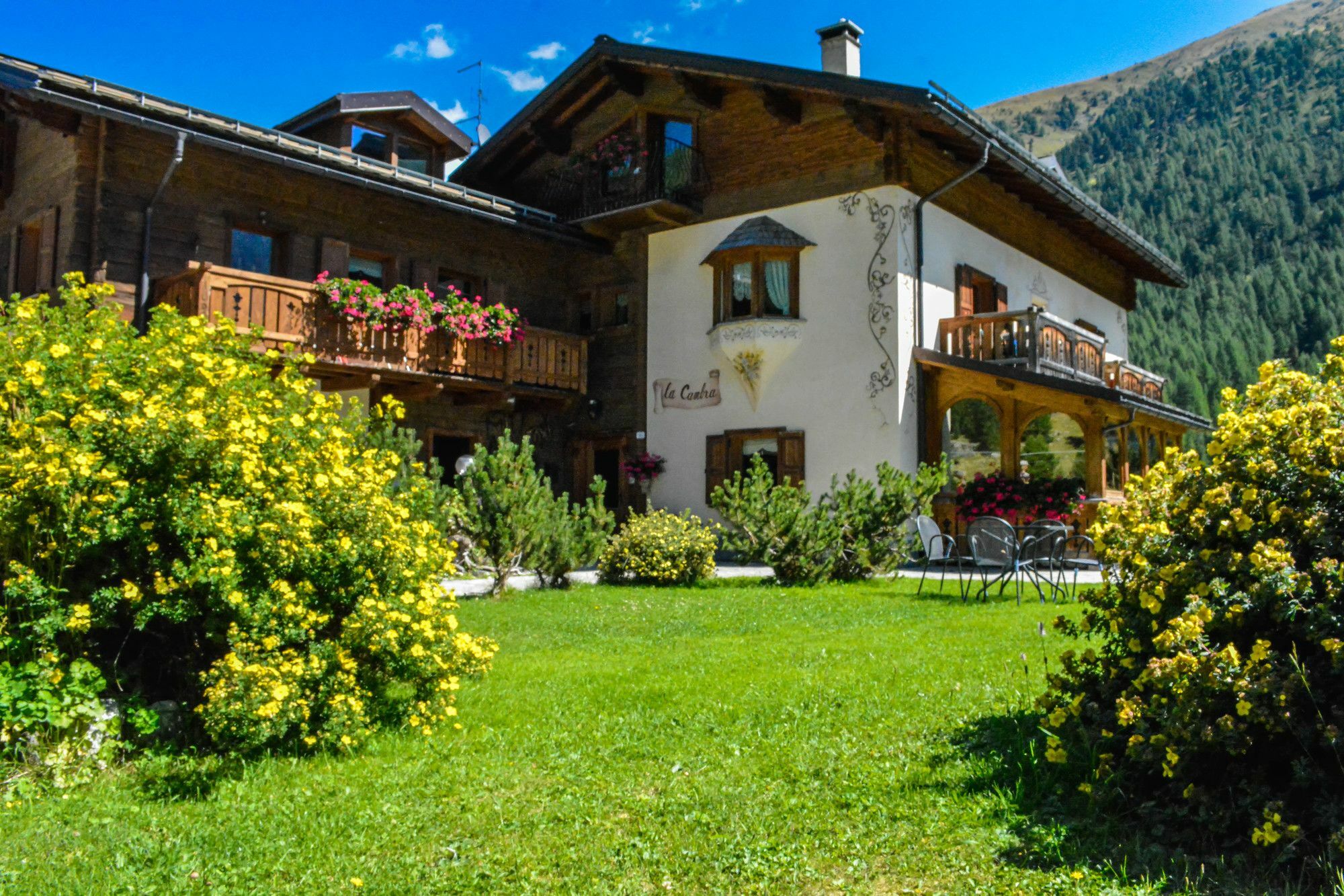Chalet Cambra Livigno Buitenkant foto
